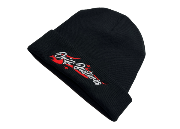 Drift-Bastards Beanie in Weiss/Rot - Image 2
