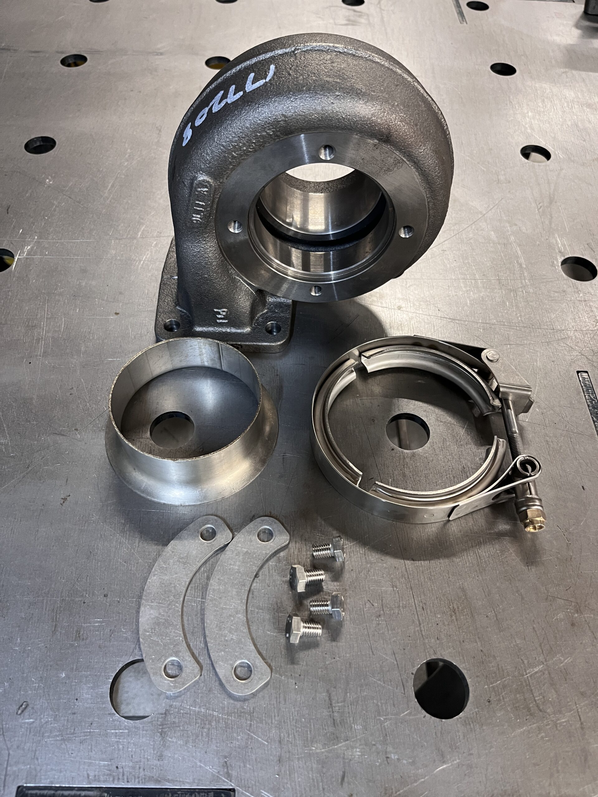 Abgasgehäuse zu BorgWarner AirWerks Turbolader