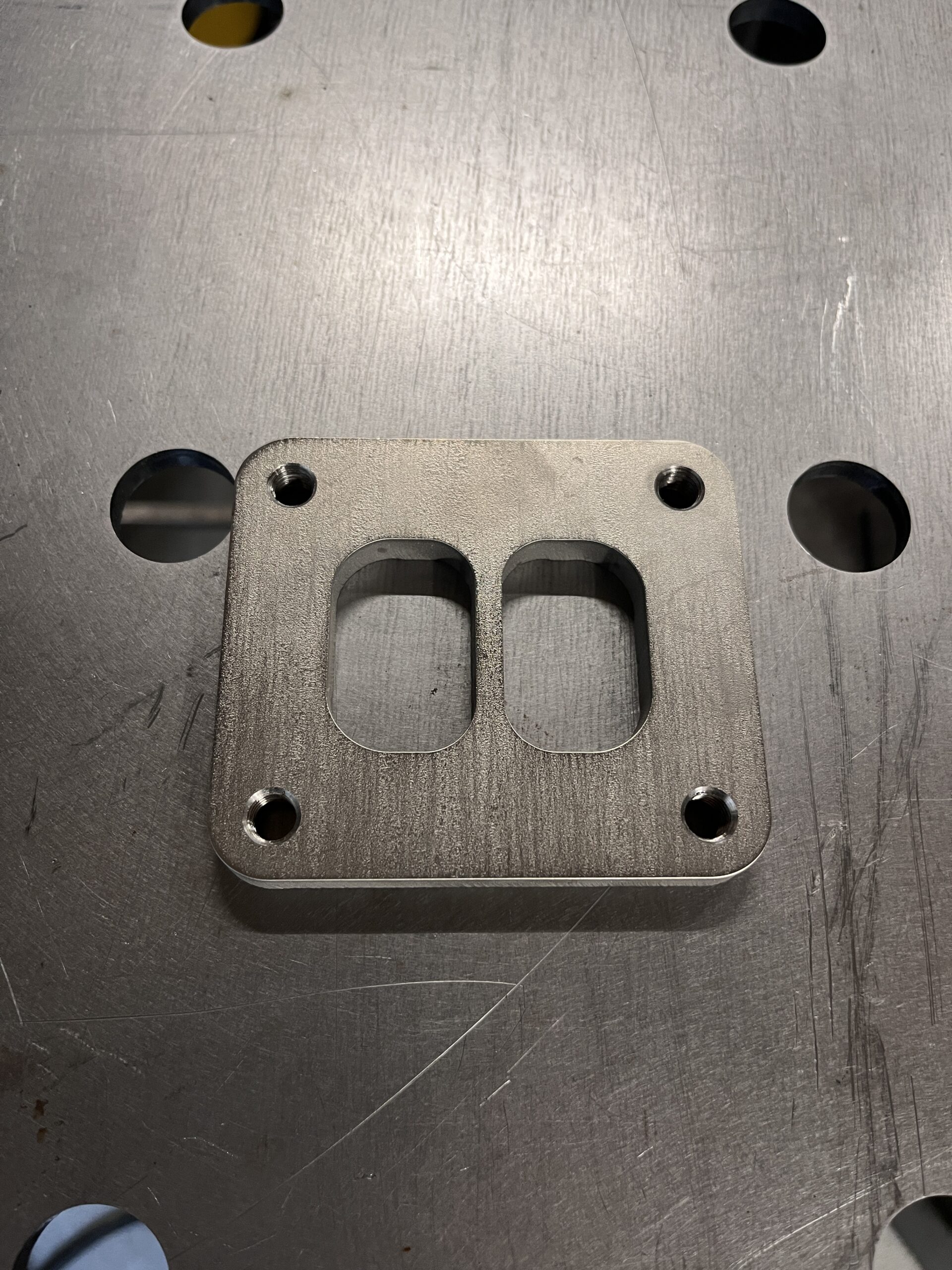 Krümmerflansch T4 Twin Scroll