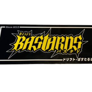 DriftBastards Sticker 2026 Black & Yellow